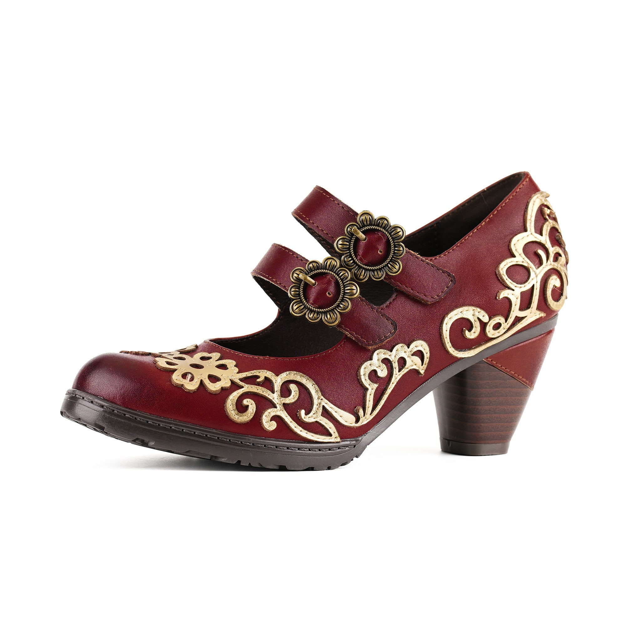 Arabesca™ | Vintage Scrollwork Mary Jane Pumps