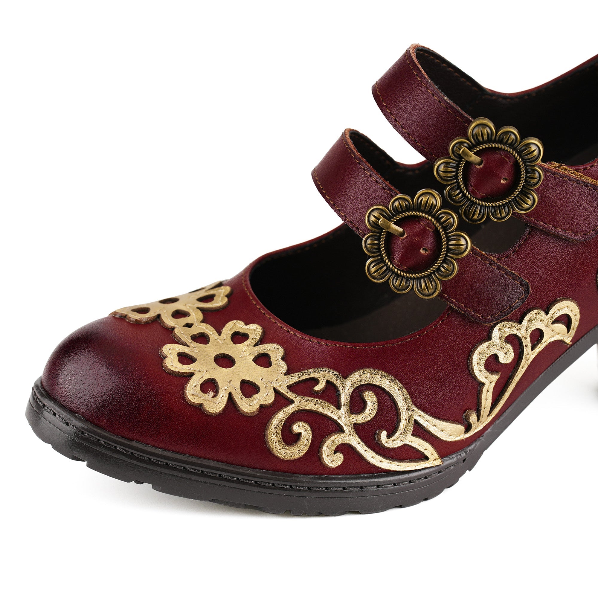 Arabesca™ | Vintage Scrollwork Mary Jane Pumps
