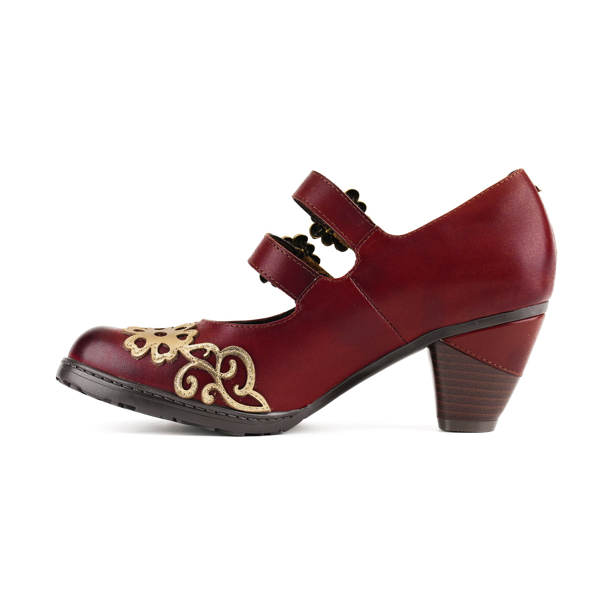 Arabesca™ | Vintage Scrollwork Mary Jane Pumps