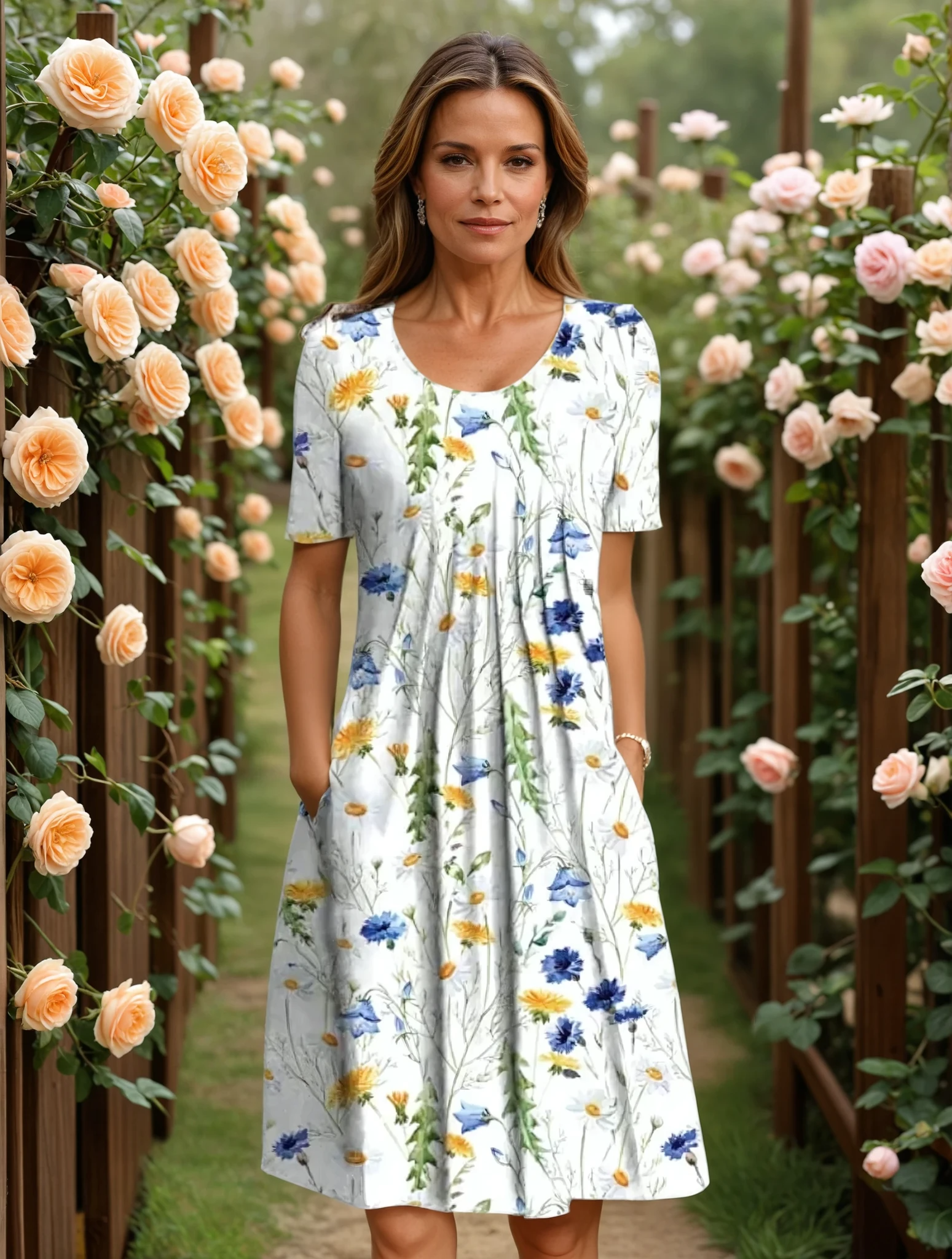 Harper | Elegant Floral Dress