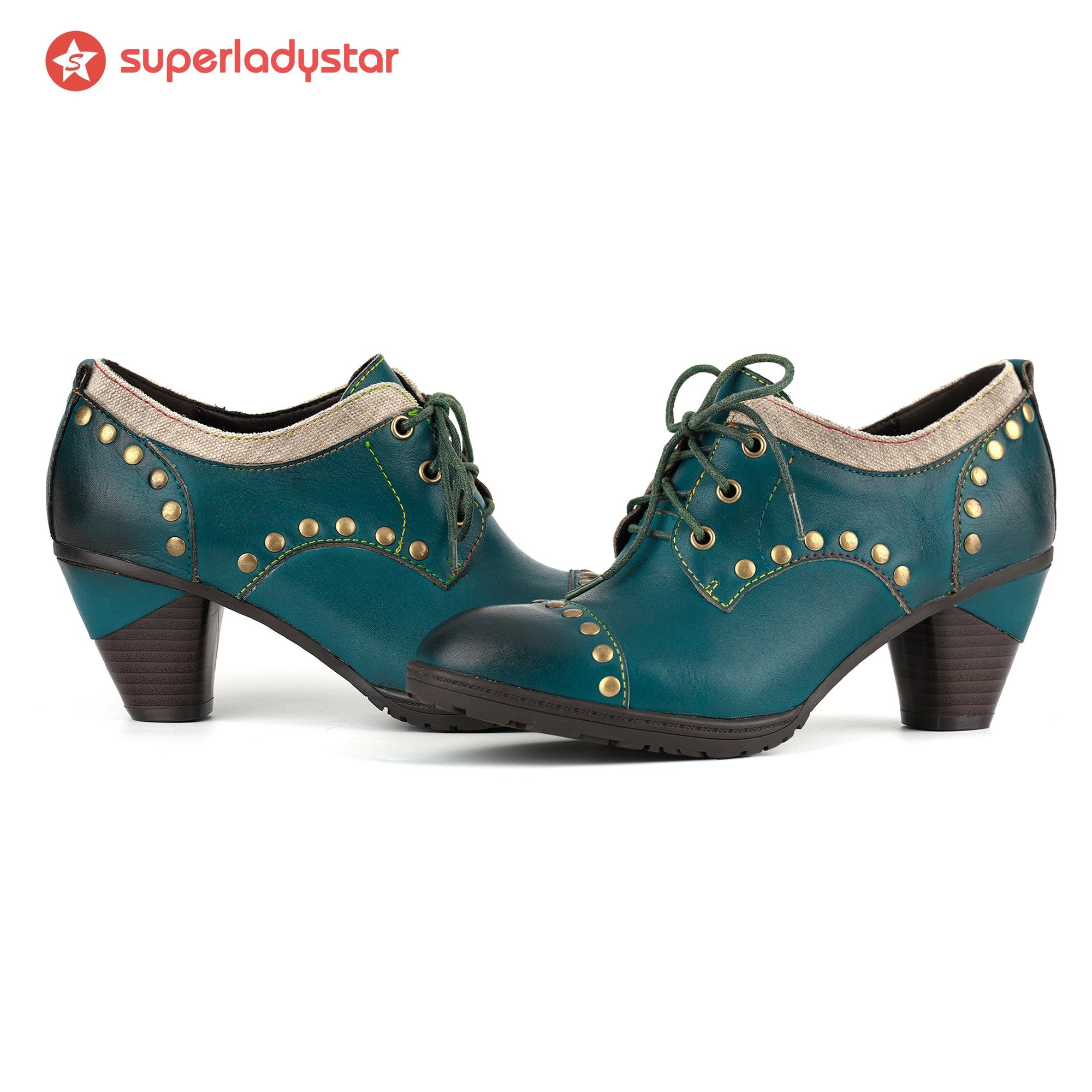 Olexa™ | Studded Oxford Heels