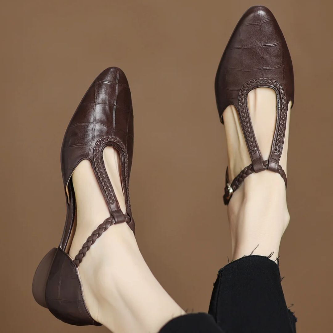 Edwynne™ | T-Strap Mary Jane Flats
