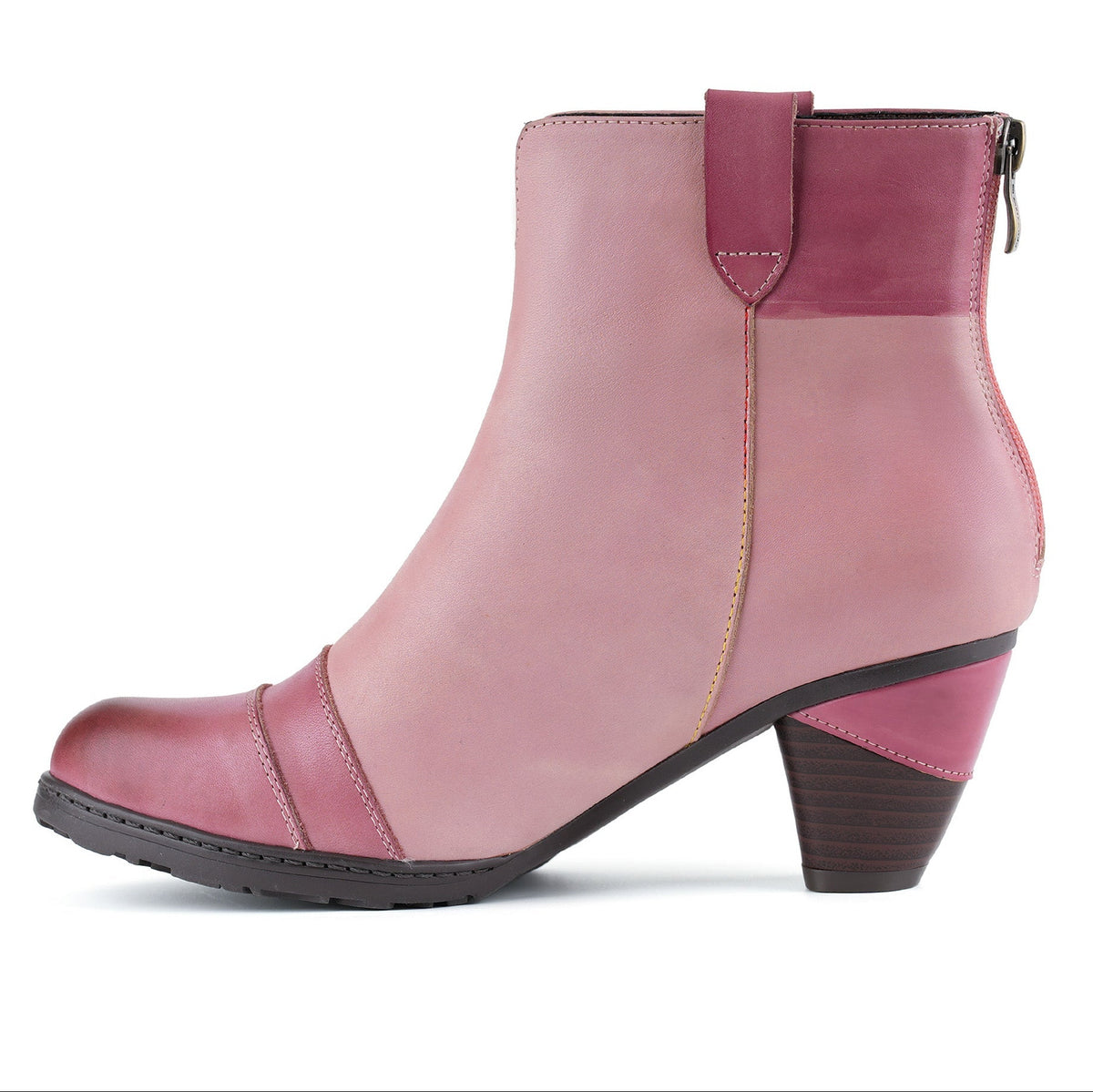 Rosevine™ | Floral Appliqué Ankle Boots