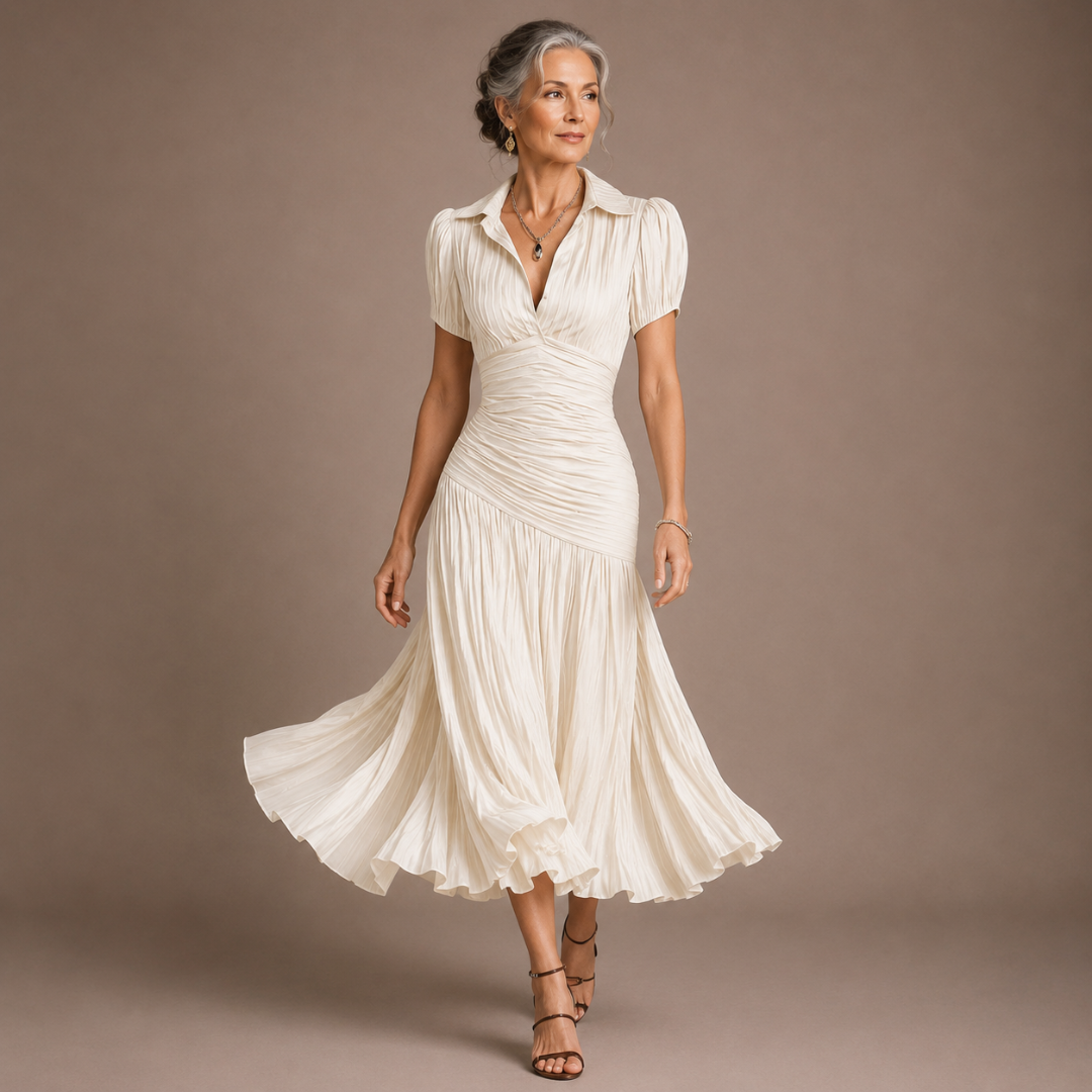 Heidi™ Retro Midi Dress