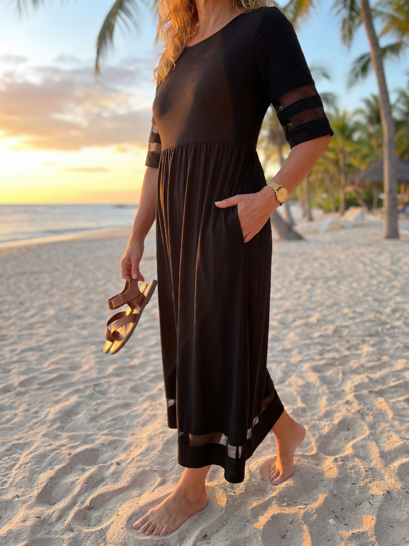 Evonelle™ | Evening Ease Midi Dress