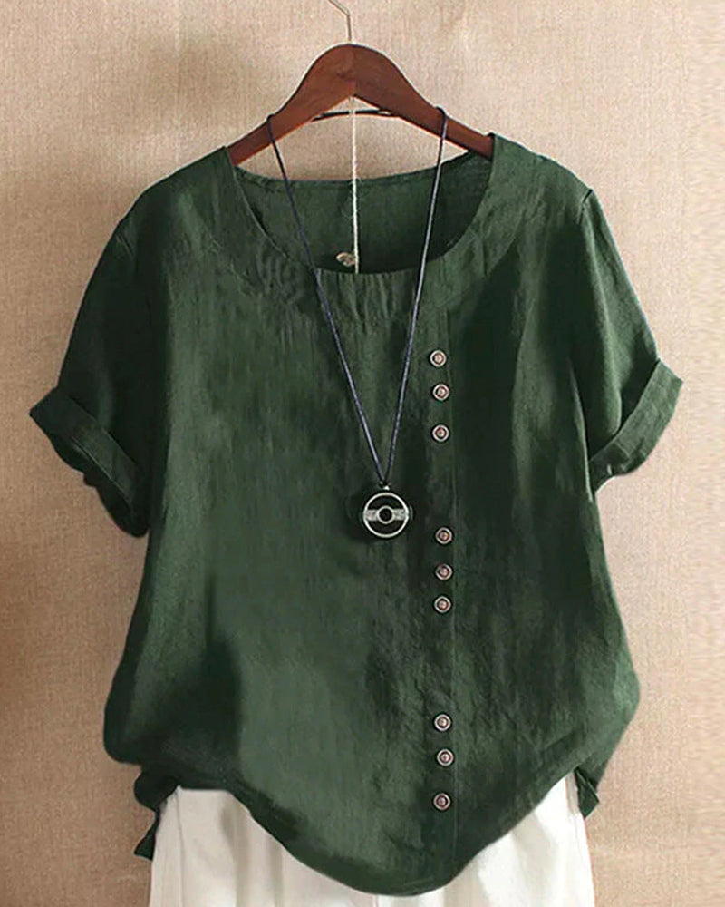 Jorvelle™ | Short Sleeve Blouse