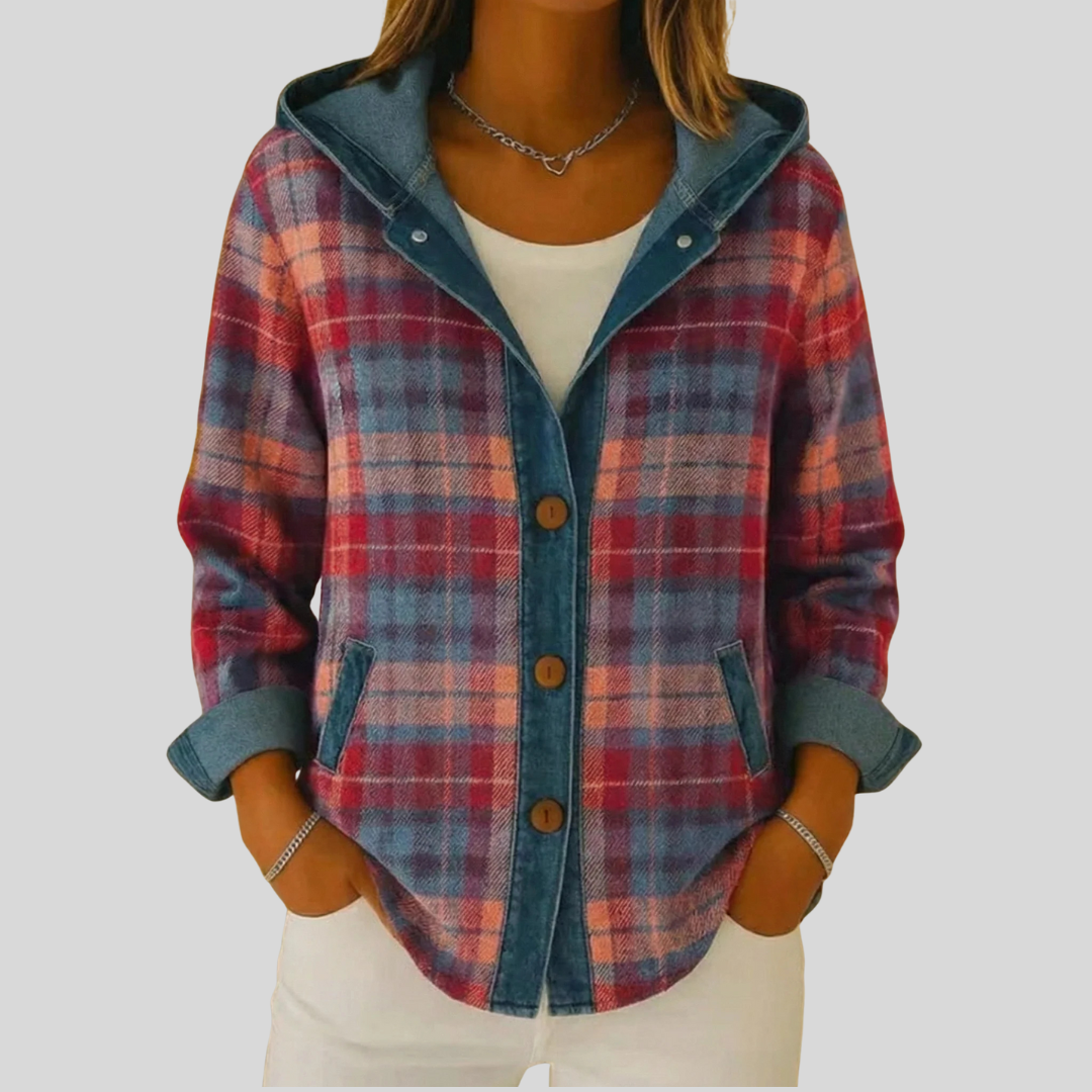 Kellaway™ | Hooded Plaid Shacket