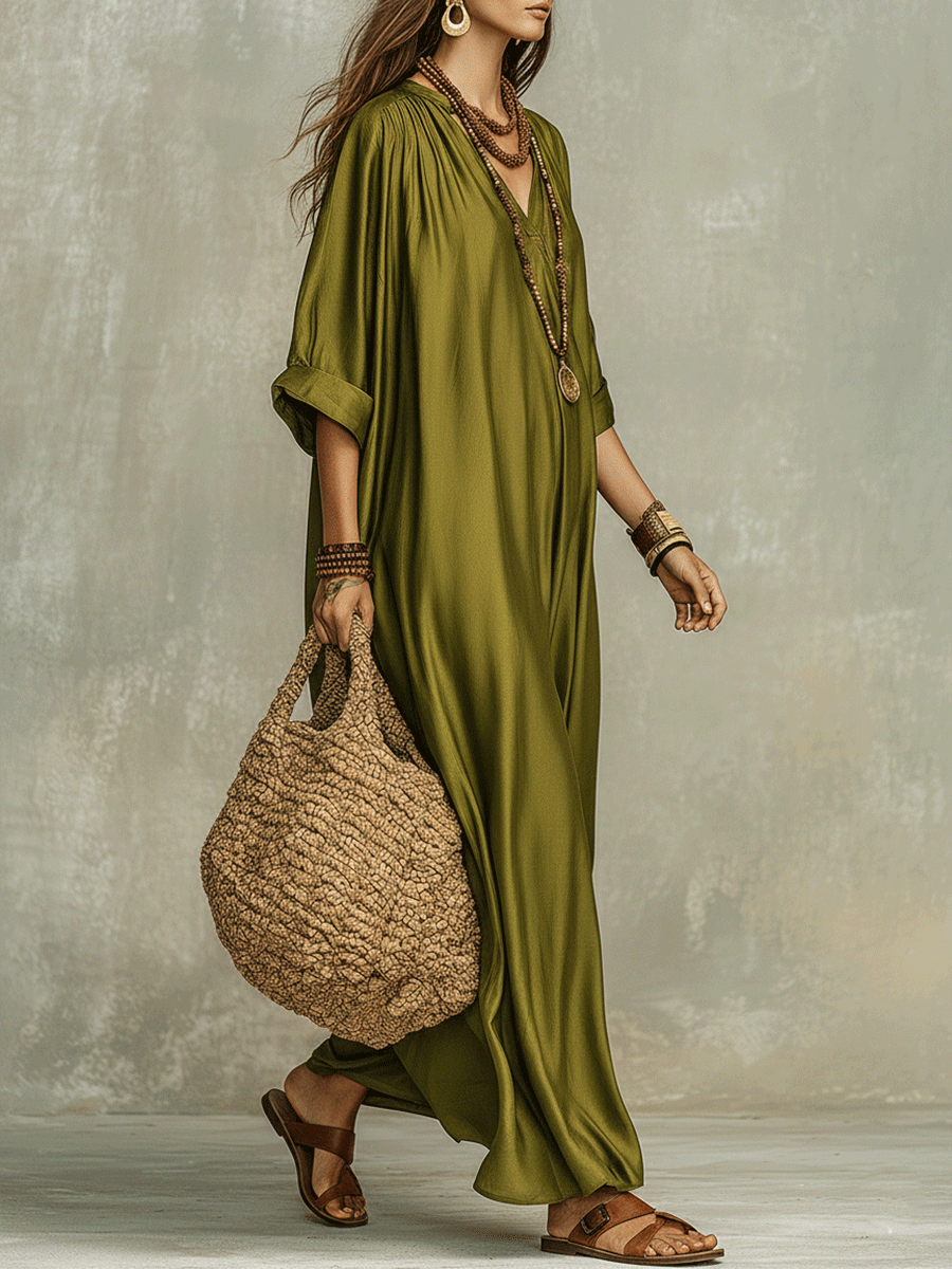 Valorine™ | Relaxed Bohemian Maxi Dress