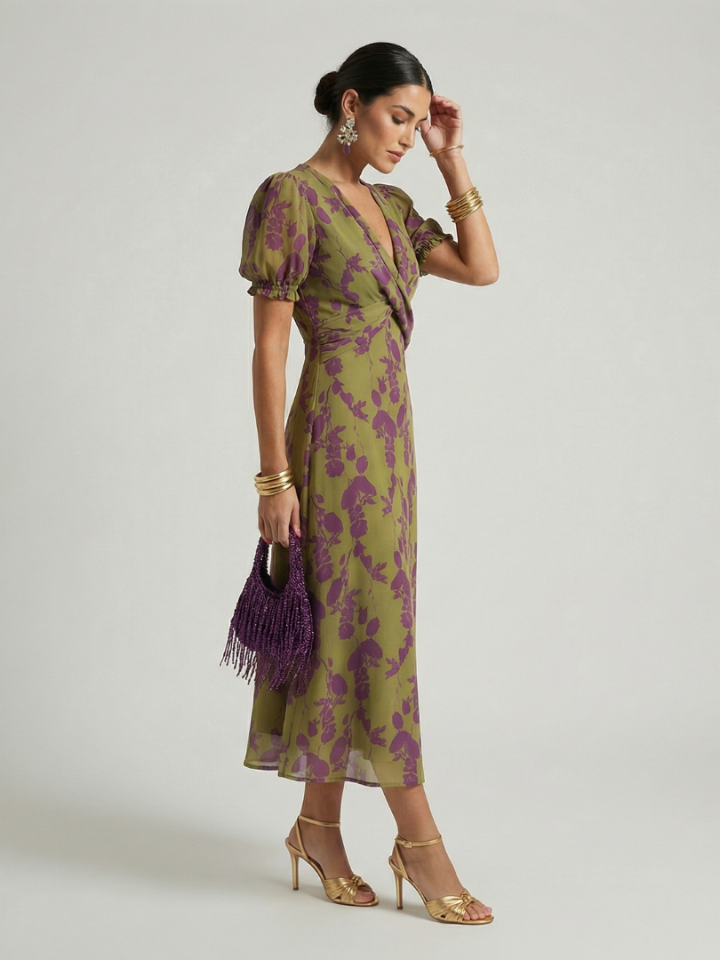 Mirella™ | Relaxed Tummy-Covering Midi Dress