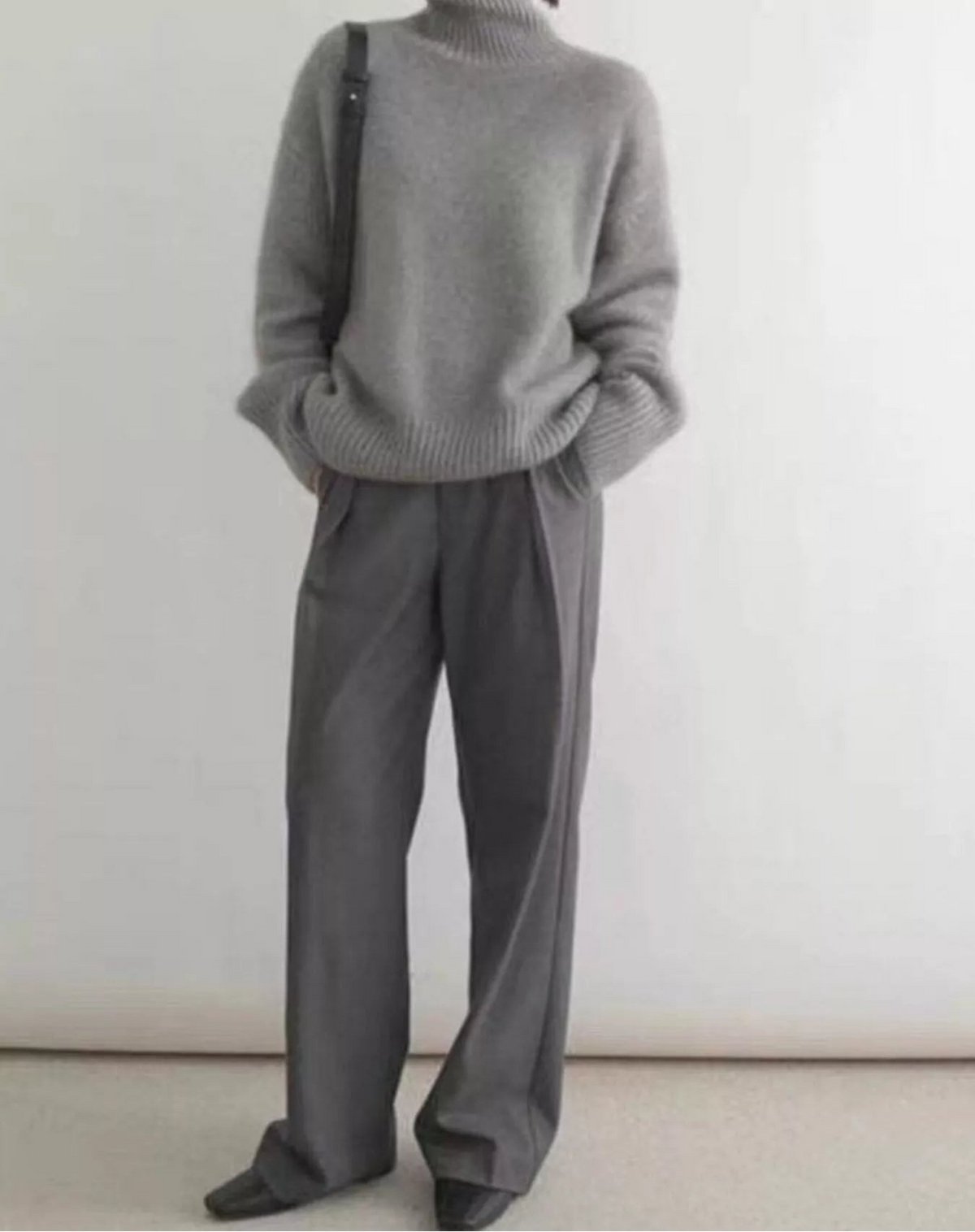 Scarlett | Turtleneck Dropped Shoulder Sweater