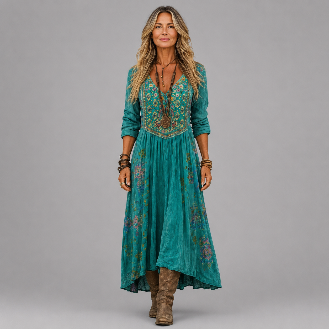 Catori™ | Casual Loose Flattering Fit Maxi Dress