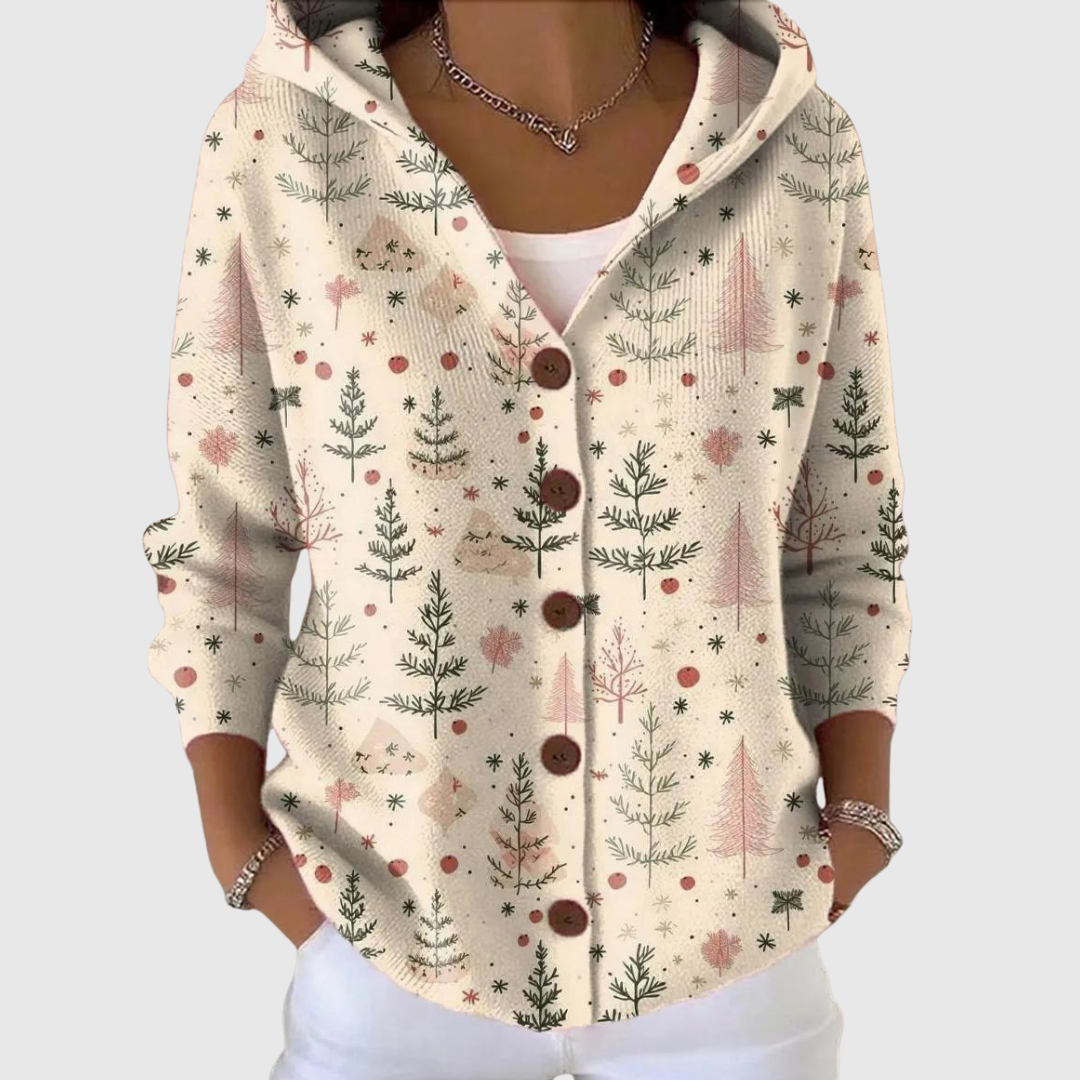 Oriana™ | Hooded Button-Front Cardigan