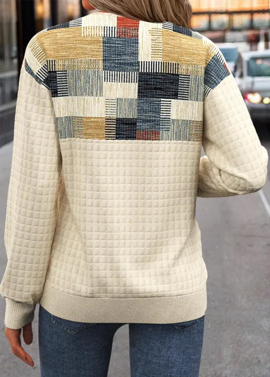 Kildare™ | Patchwork Button Sweater