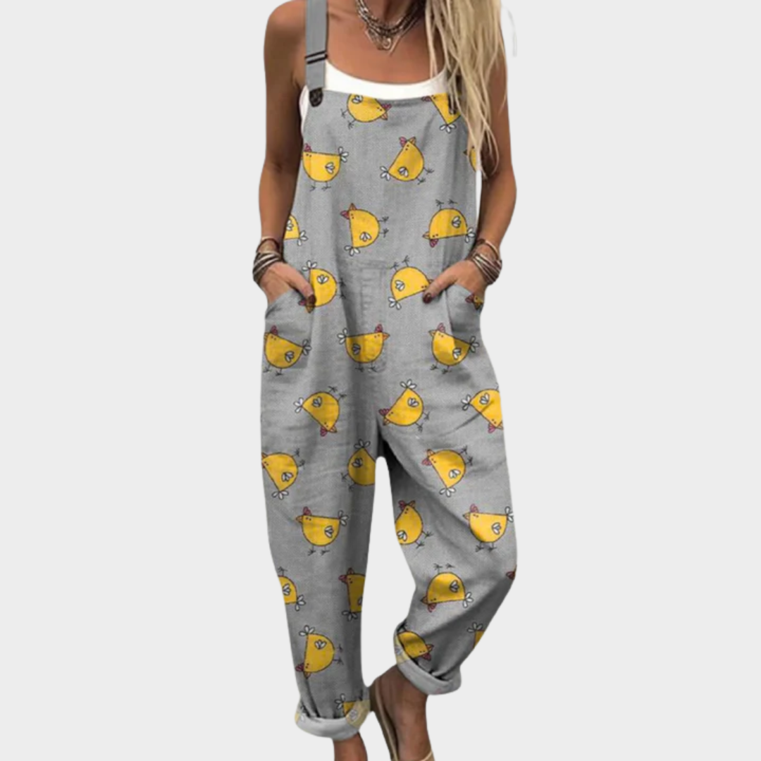 Ivalene™ | Printed Dungarees