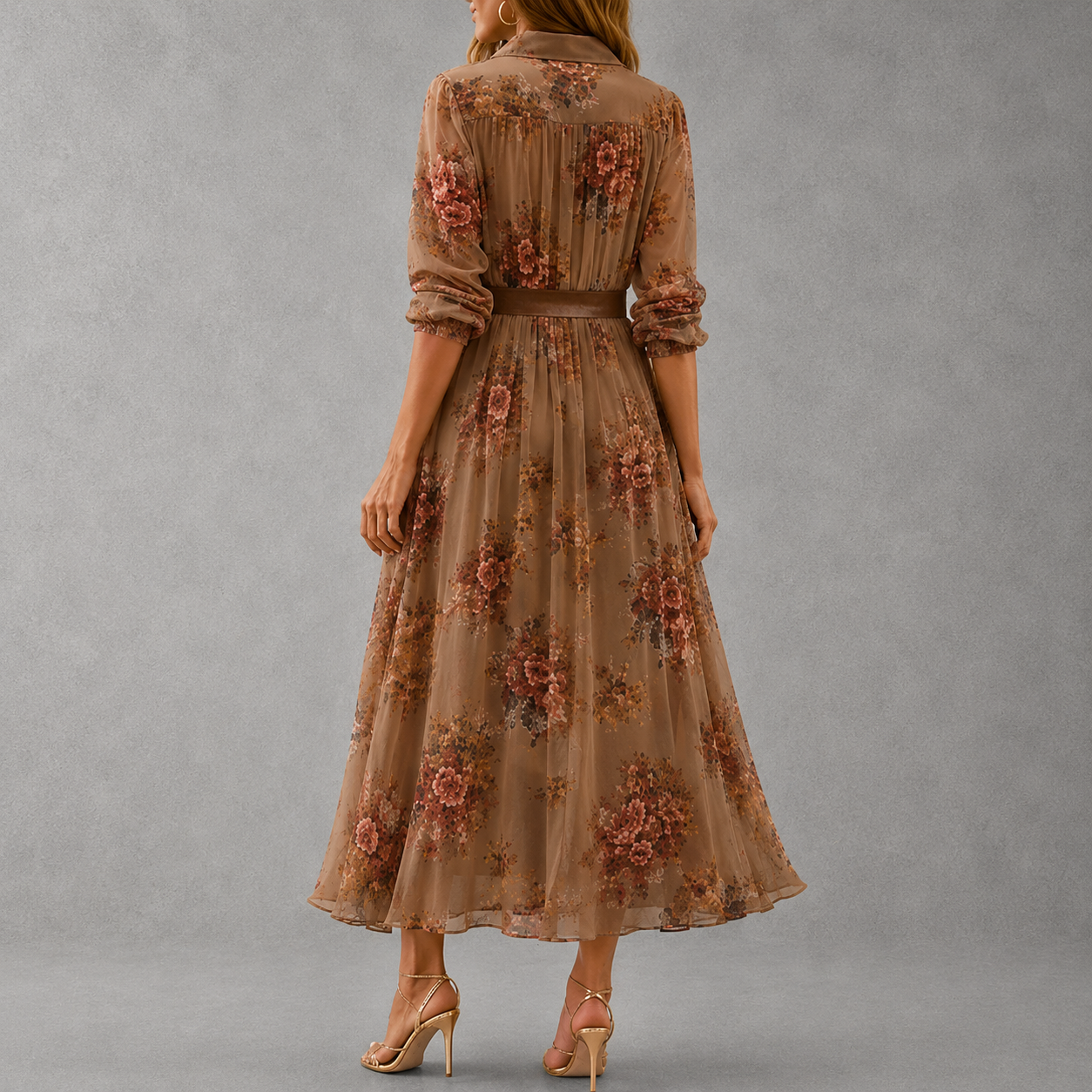 Loretta™ | Embroidered V-Neck Bohemian Maxi Dress