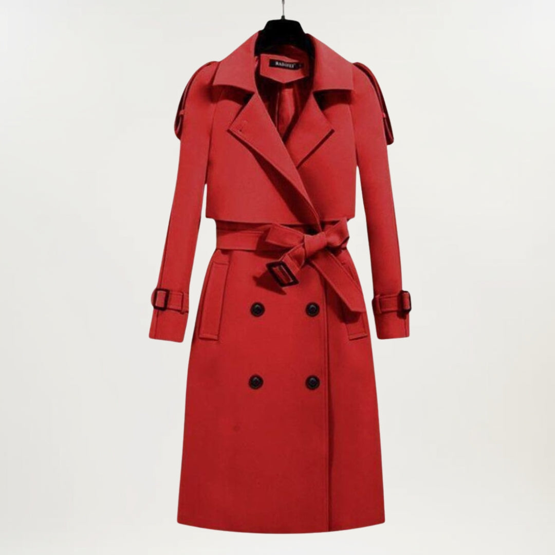 Women's Extended Length Trench Coat