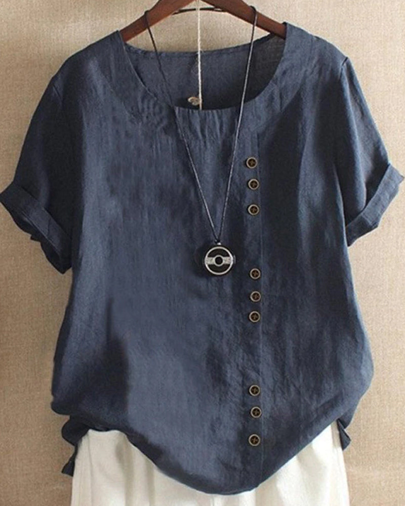 Jorvelle™ | Short Sleeve Blouse