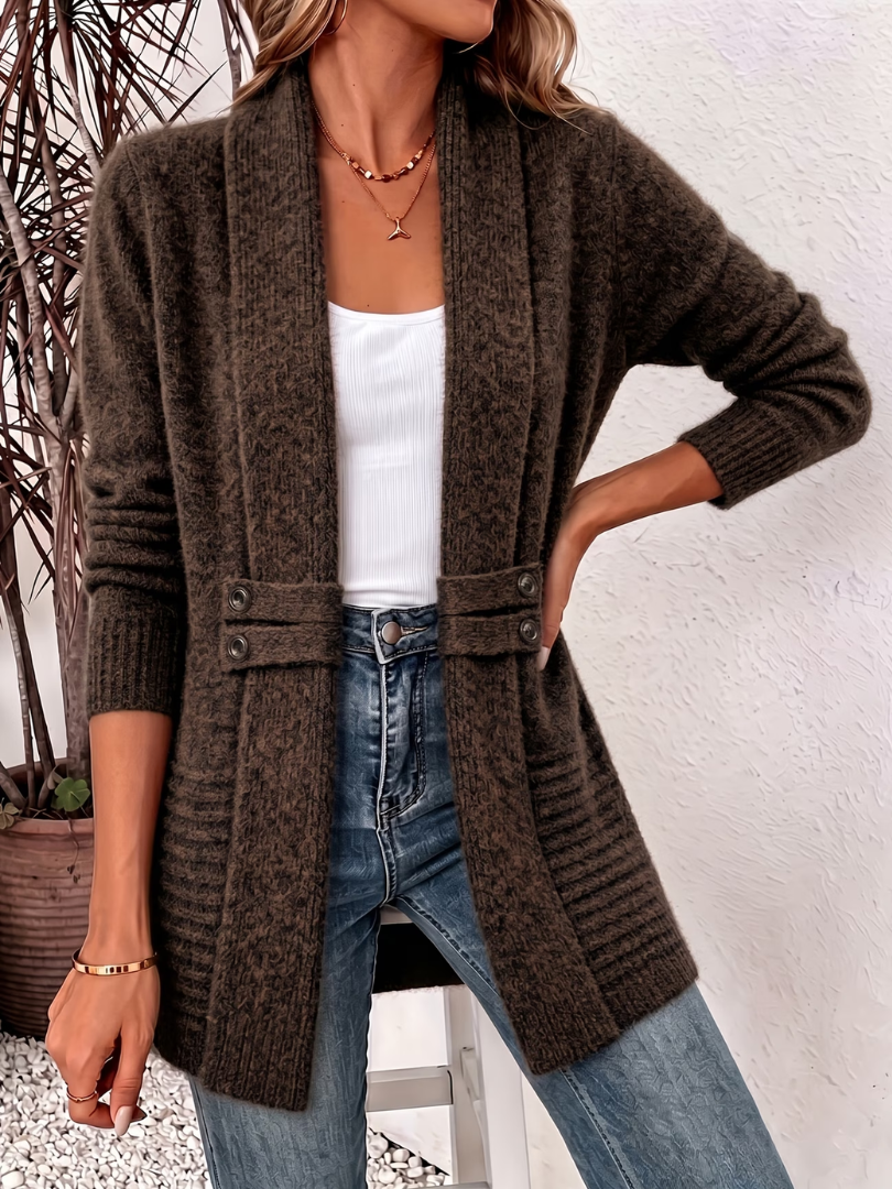 Paloma™ | Open-Front Belted Cardigan