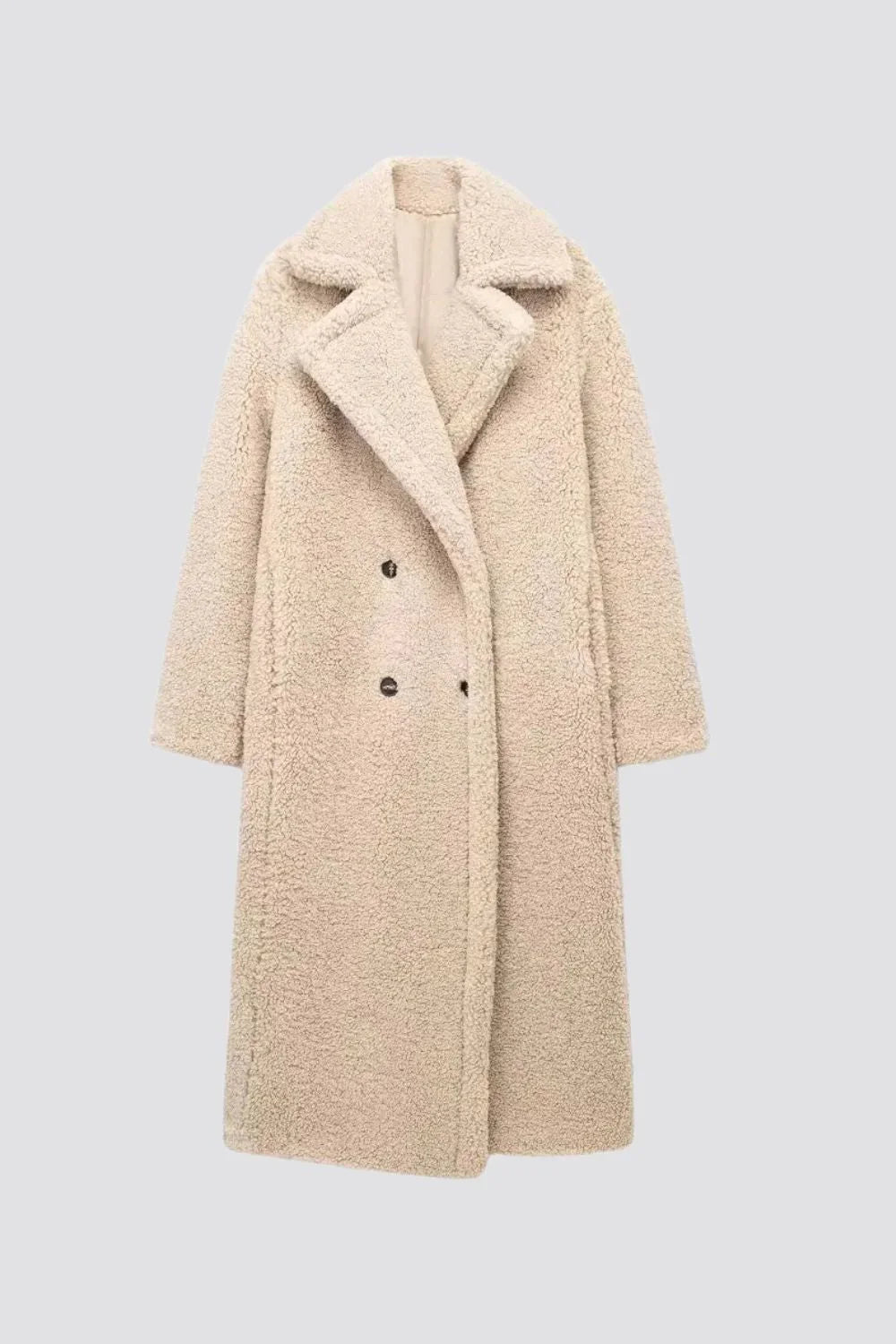 Emma | Women's Long Teddy Coat