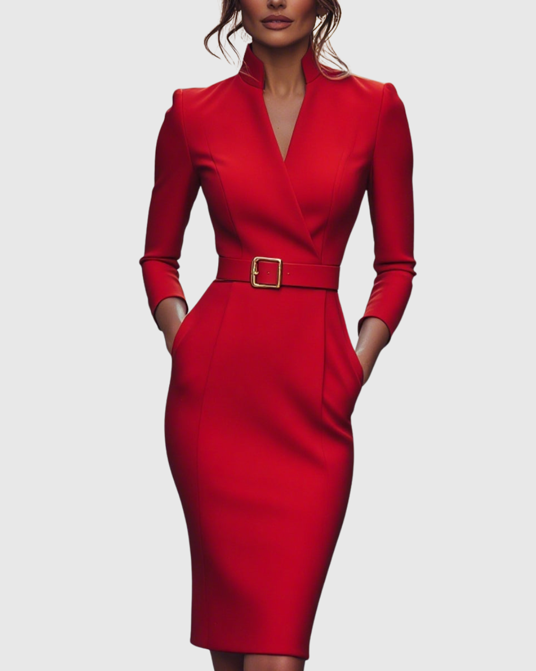 Refined Midi Dress