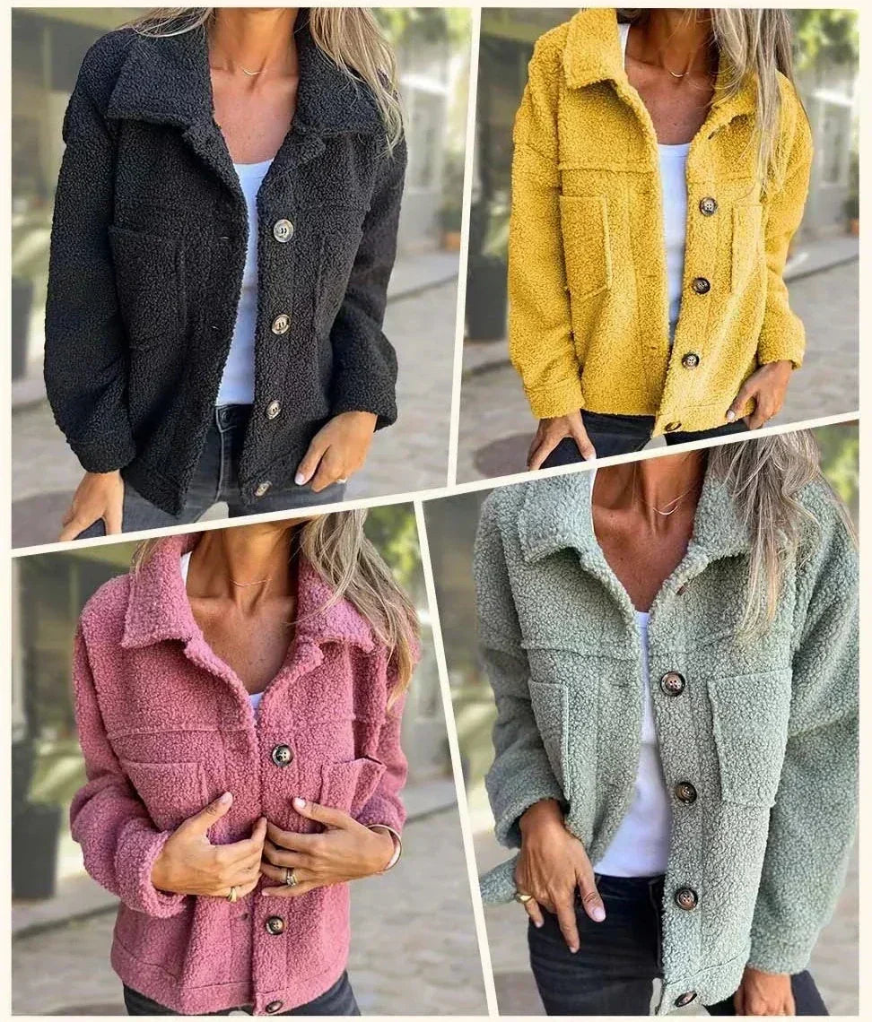 Velvaine™ | Cozy Button-Front Jacket