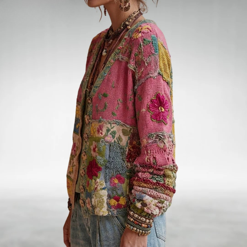 Bramble™ | Boho Patchwork Cardigan