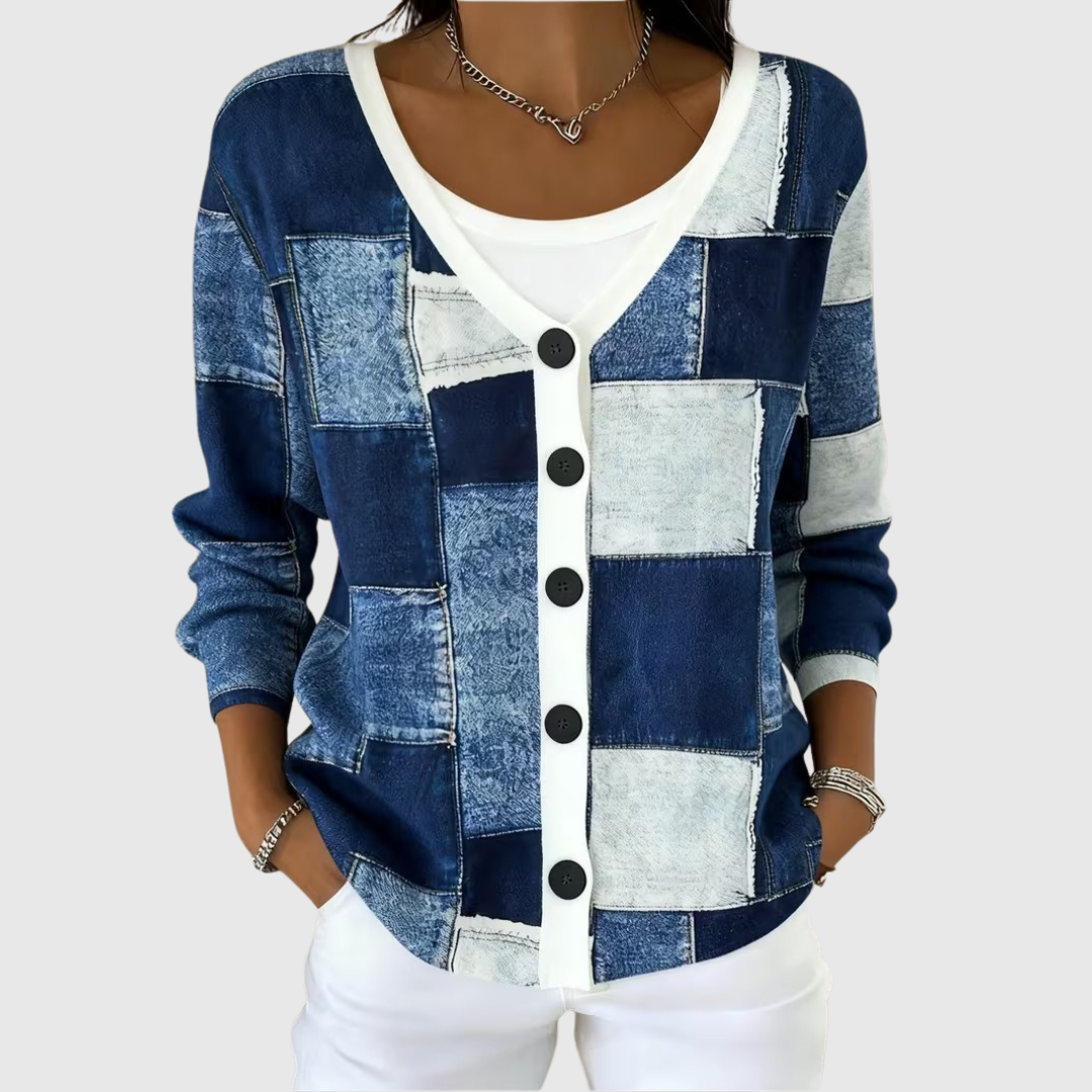 Daysie™ | Artistic Patchwork Cardigan
