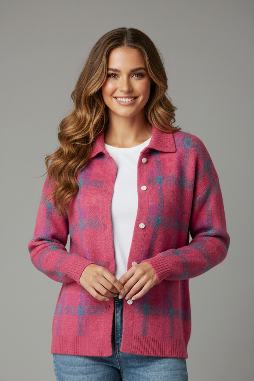 Plaidmore™ | Plaid Cardigan