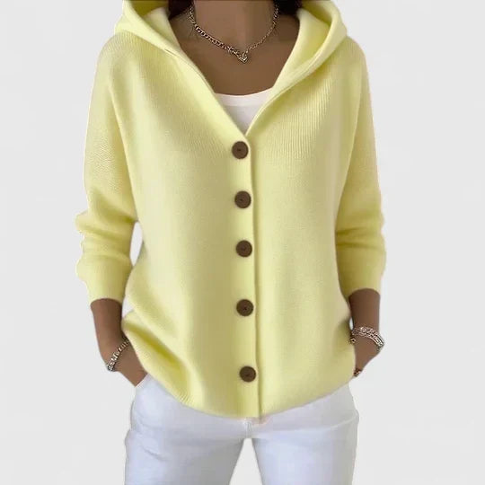 Sabrina™ | Hooded Button-Down Cardigan