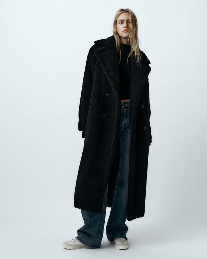 Emma | Women's Long Teddy Coat