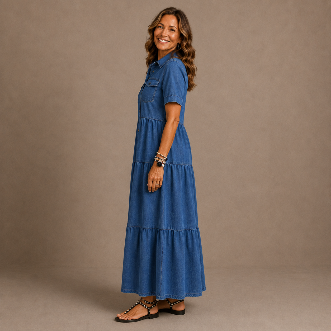 Felicity™ | Tiered Shirt Dress