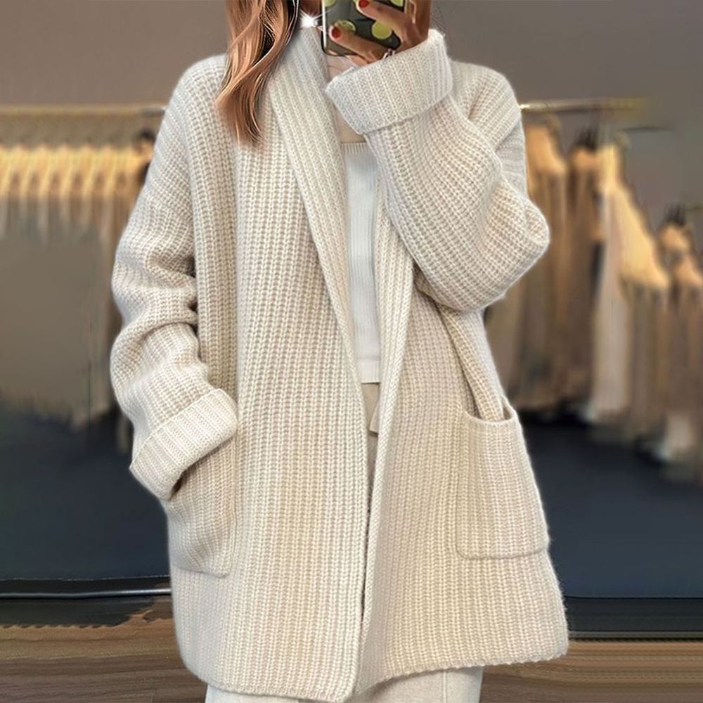 Karvelle™ | Open-Front Oversized Cardigan