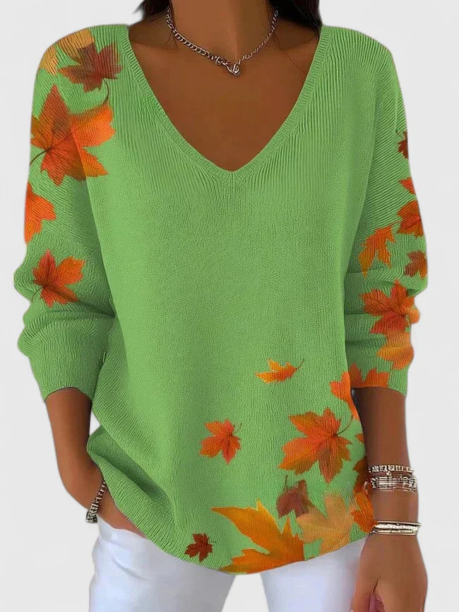 Elegant V-Neck Jumper