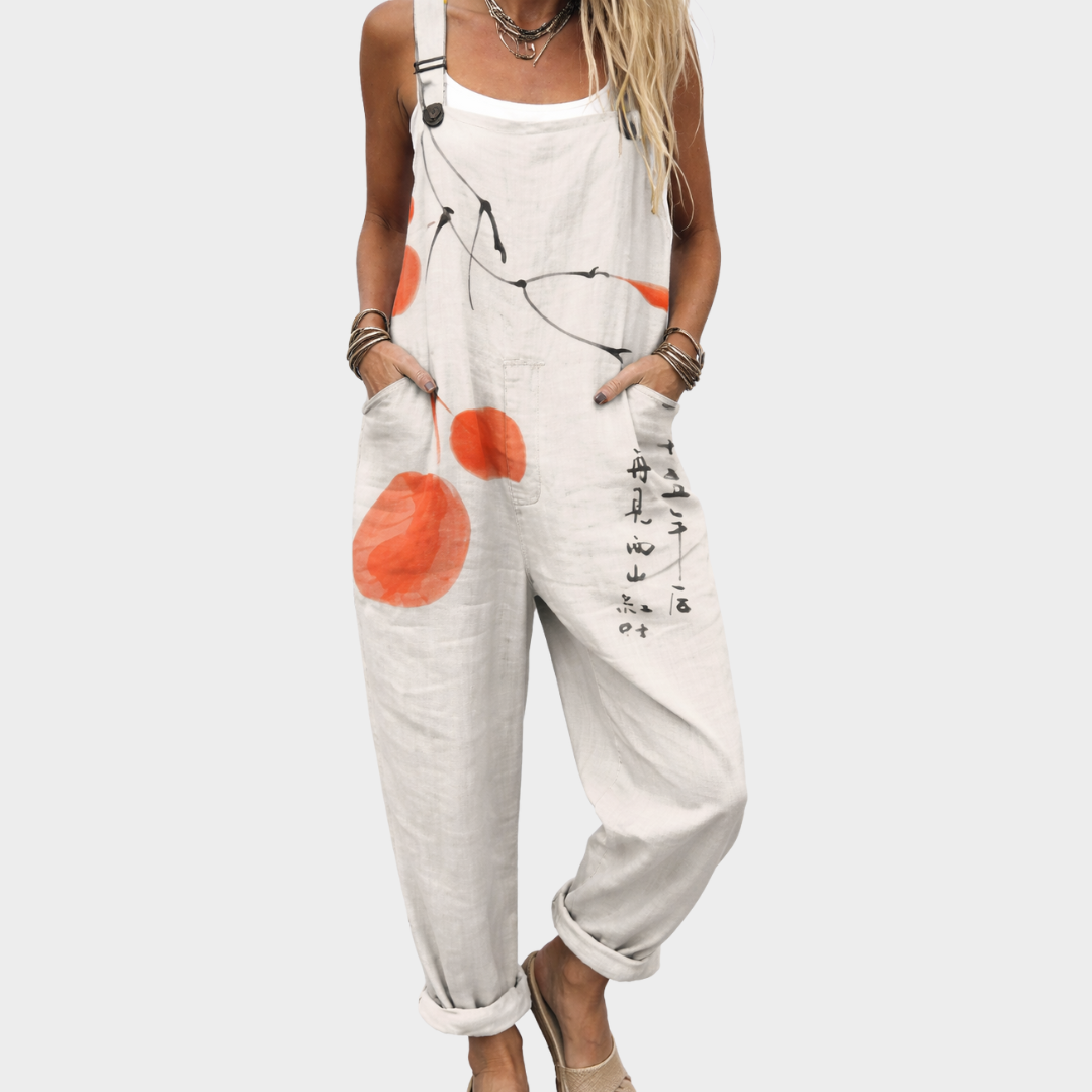 Meridith™ | Printed Dungarees