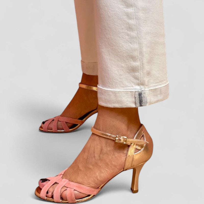 Kitten Heels With Open Toe