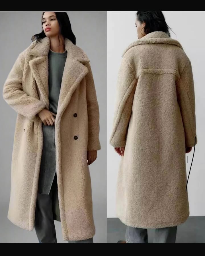 Emma | Women's Long Teddy Coat