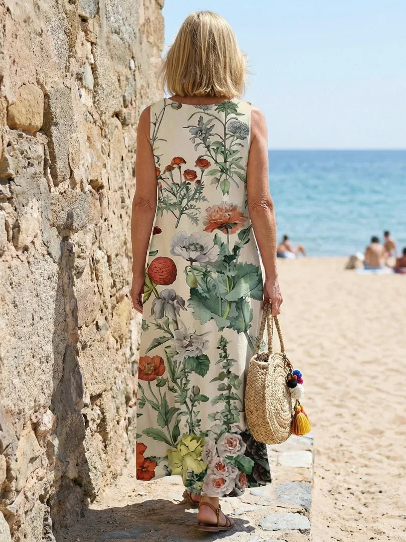 Thea™ | Sleeveless Midi Dress