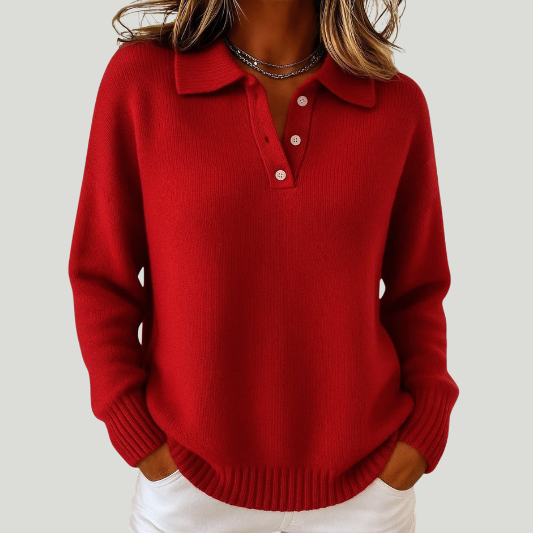 Beatrix™ | Collared Pullover Sweater