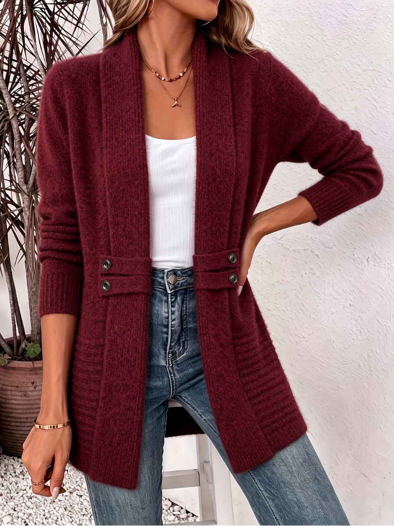 Paloma™ | Open-Front Belted Cardigan