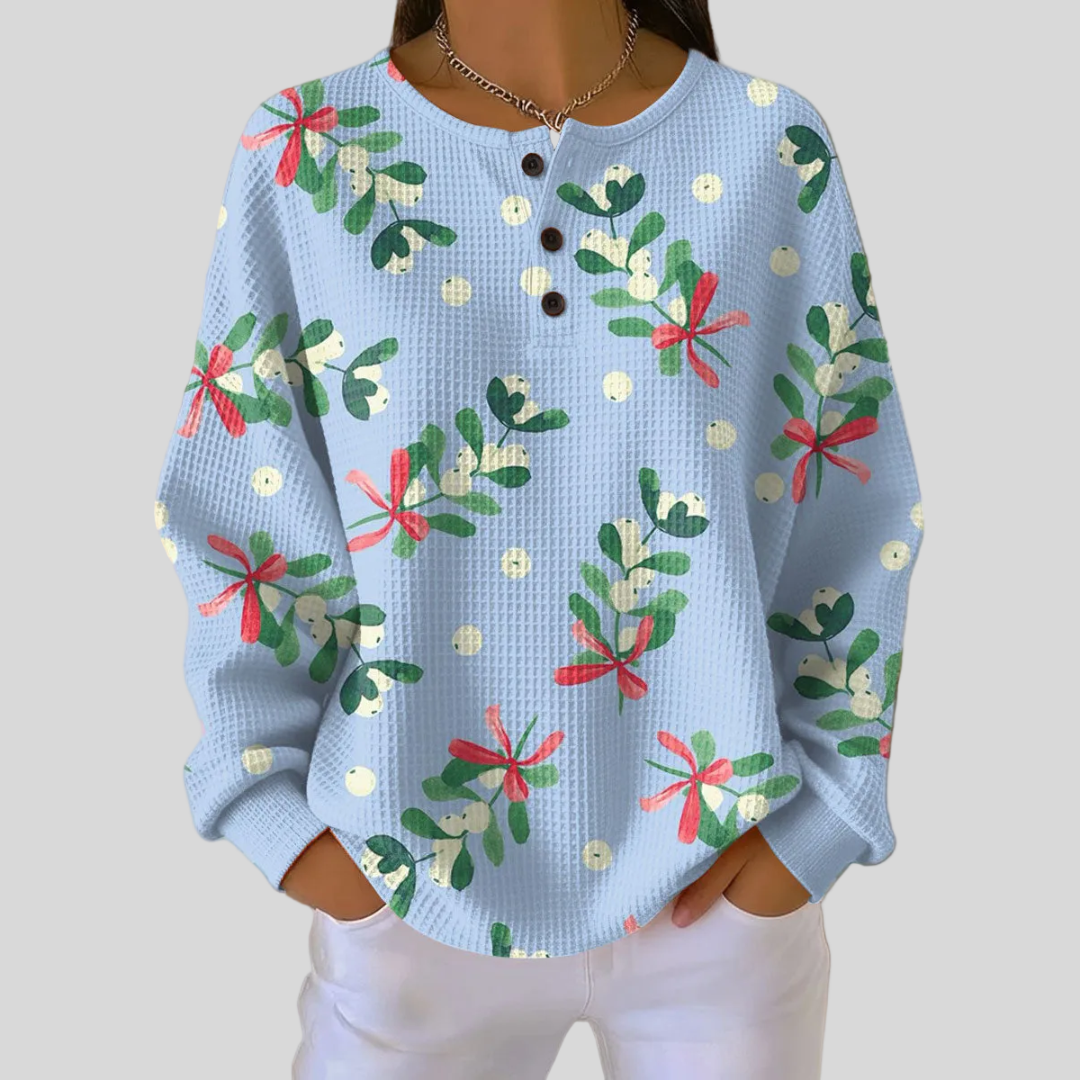 Edalynn™ | Christmas Motif Sweatshirt