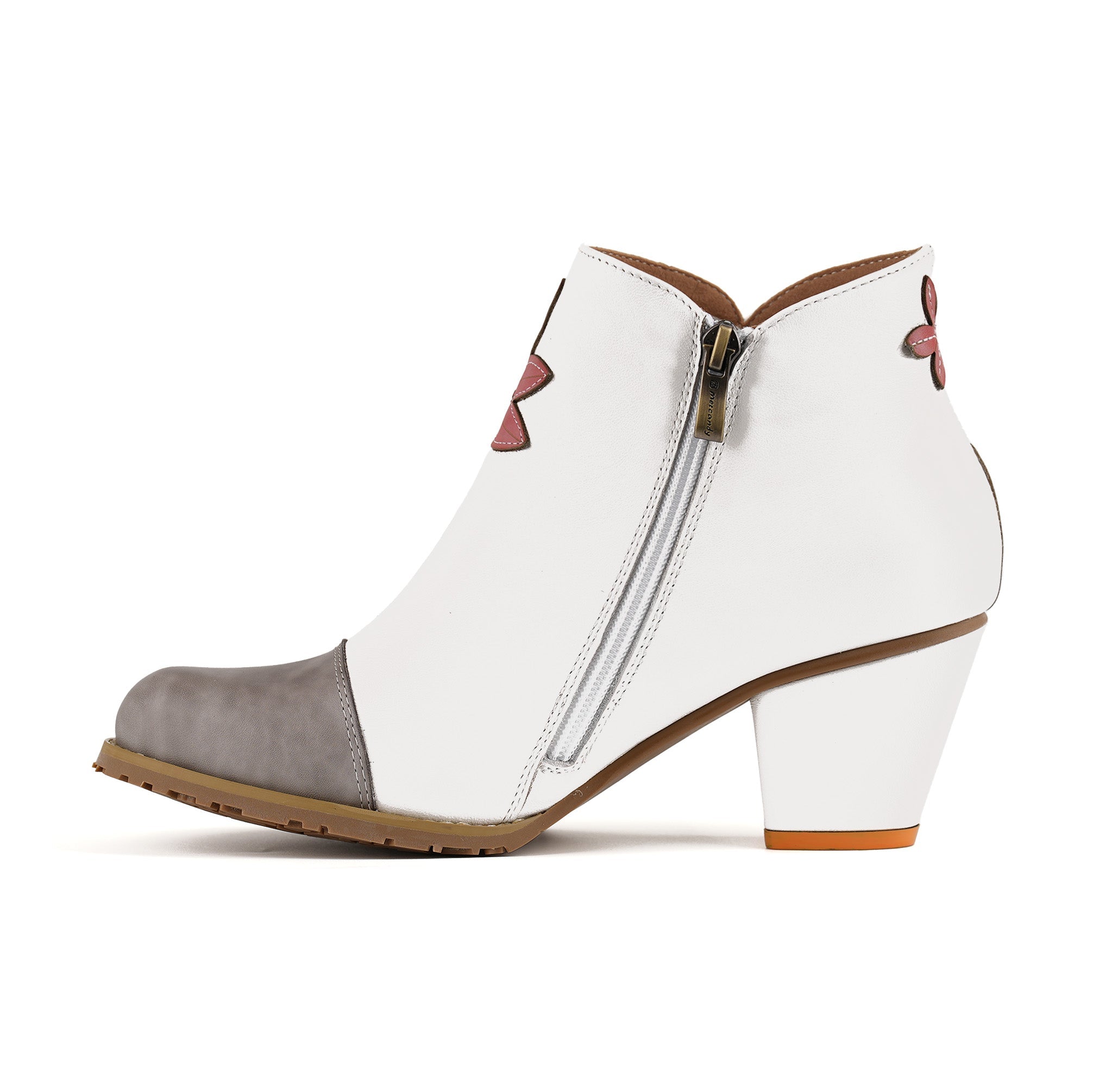 Everlyn™ | Floral Appliqué Ankle Boots