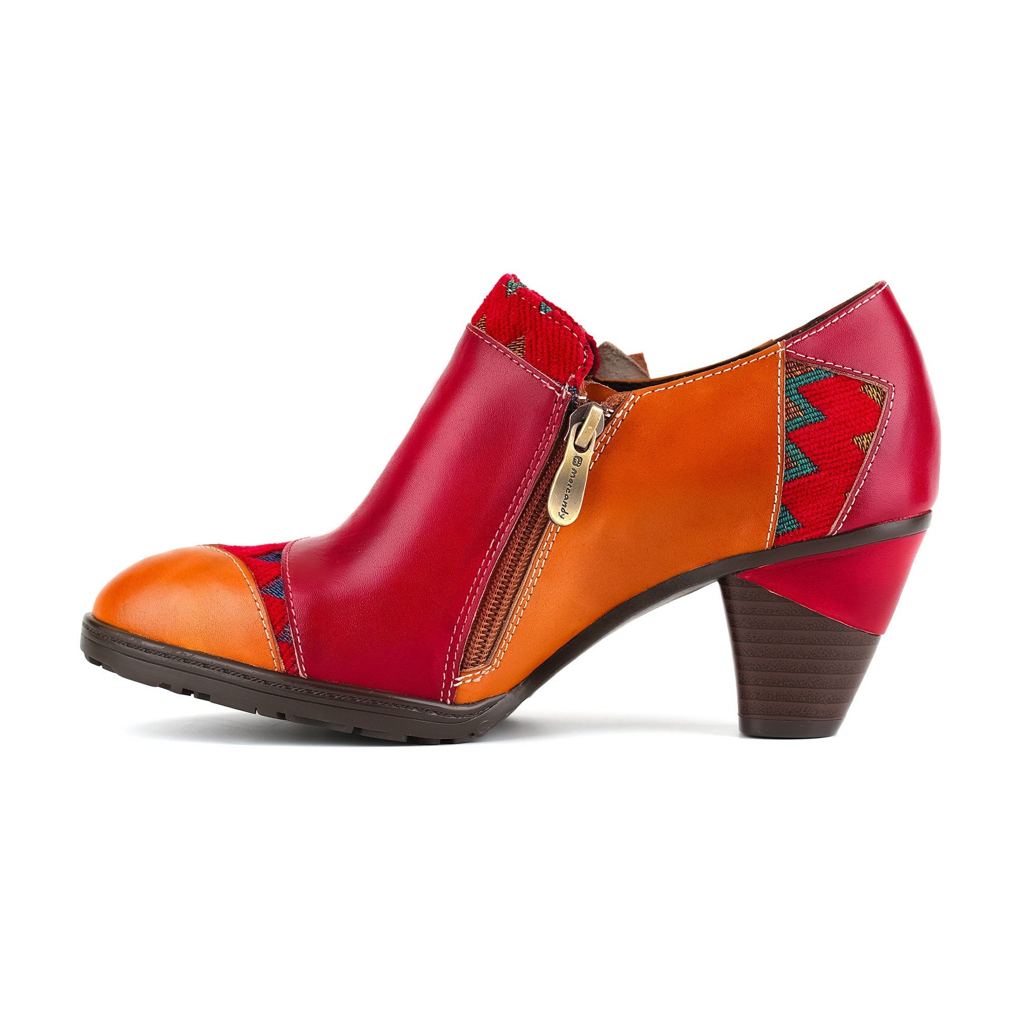 Garnet™ | Boho Bloom Patchwork Pump