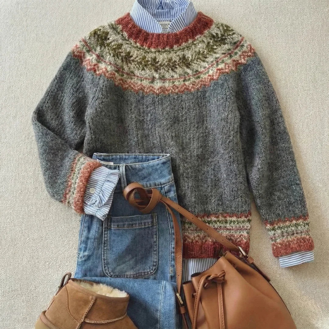 Glenara™ | Classic Vintage Knit Sweater