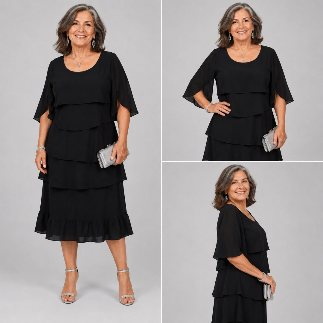 Beatrice™ | Tiered Ruffle Midi Dress