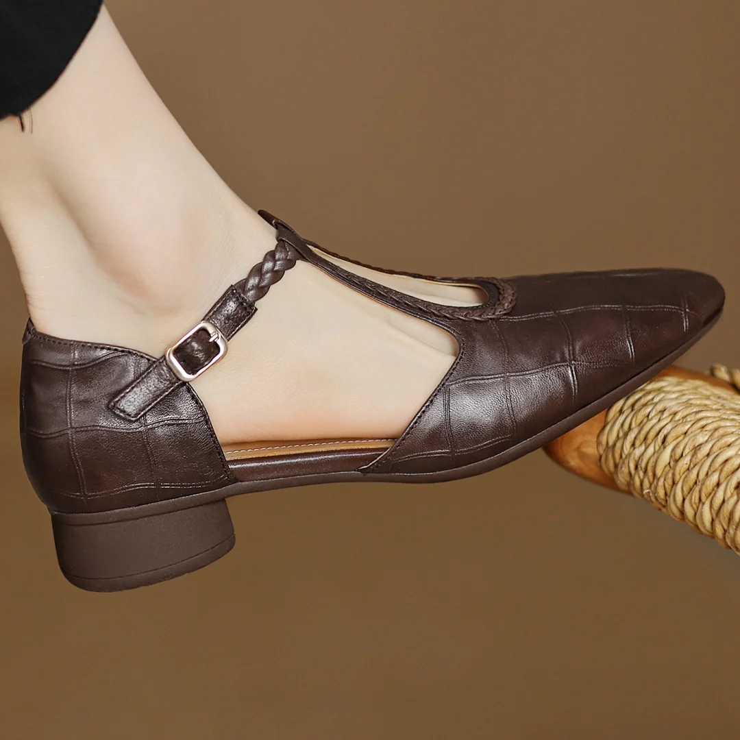 Edwynne™ | T-Strap Mary Jane Flats
