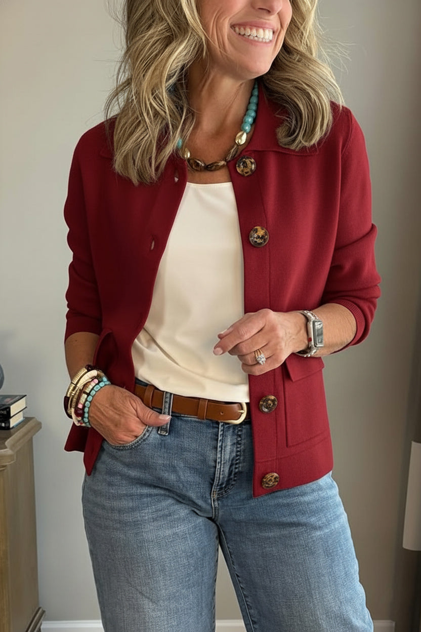Paxton™ | Lapel Pocket Button-Front Jacket