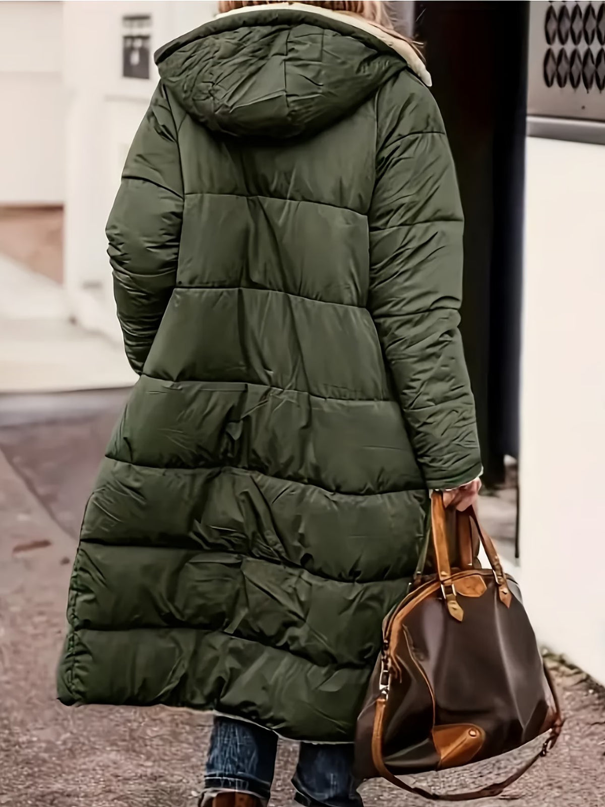 Gwendolen™ | Reversible Sherpa & Quilted Longline Coat