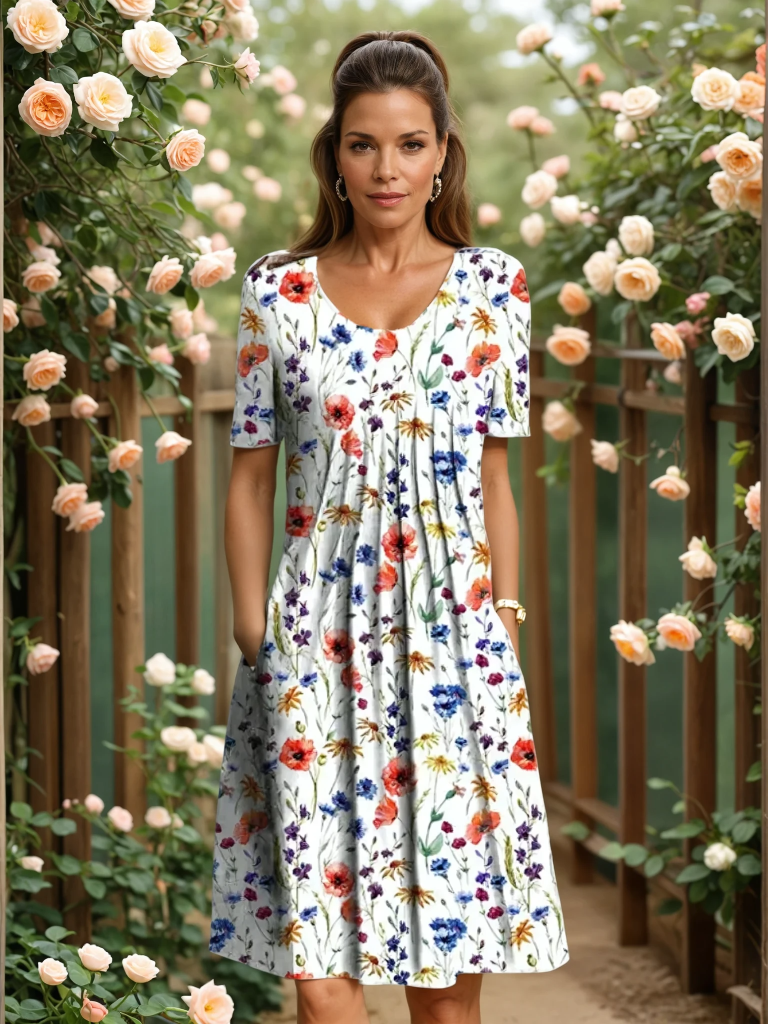 Harper | Elegant Floral Dress