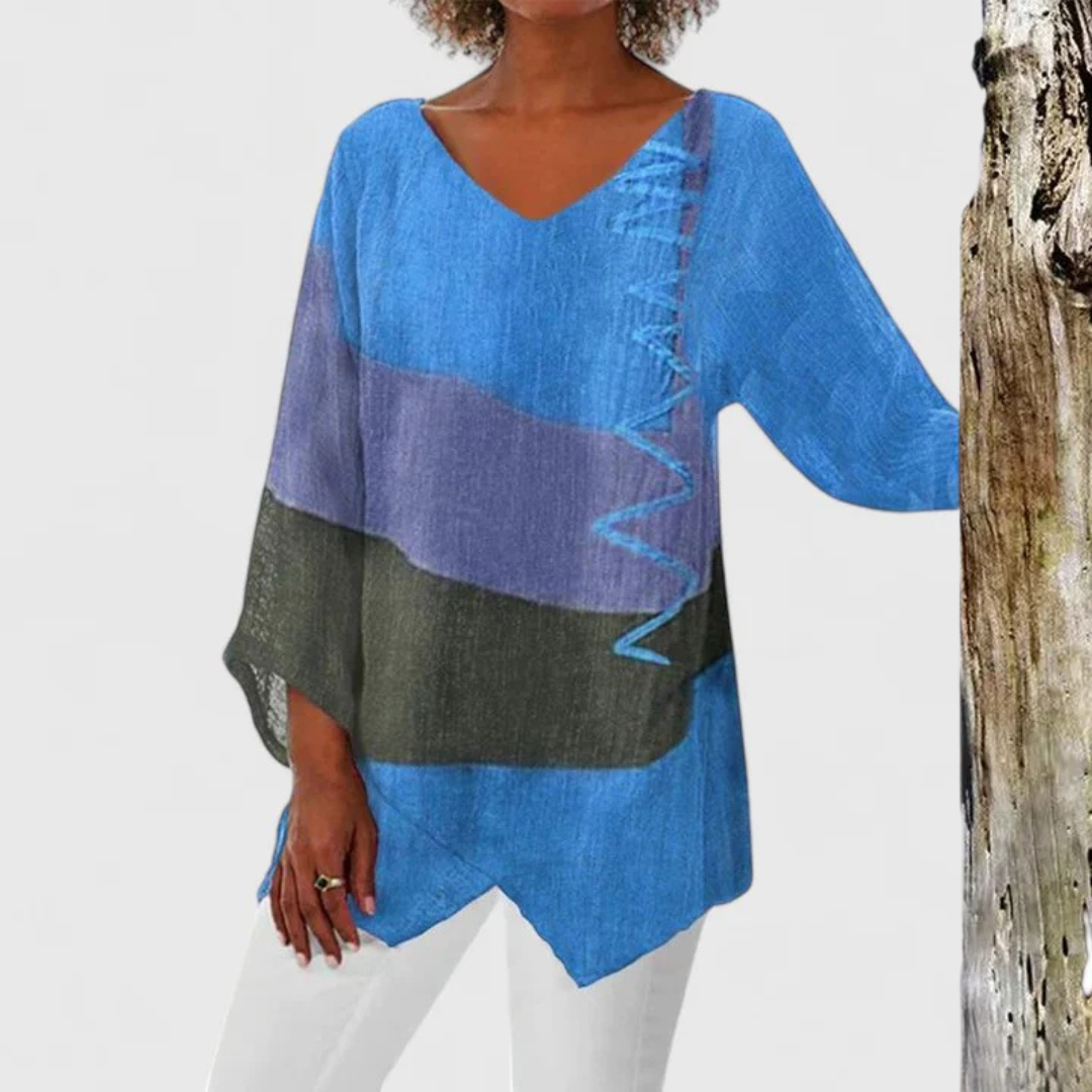 Sophisticated V-Neck Tunic