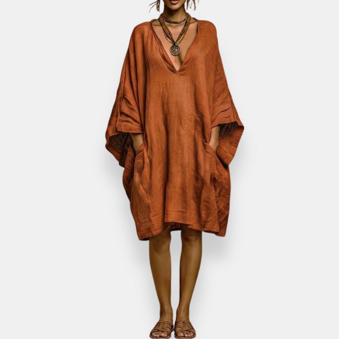 Kestrel™ | Oversized V-Neck Dress